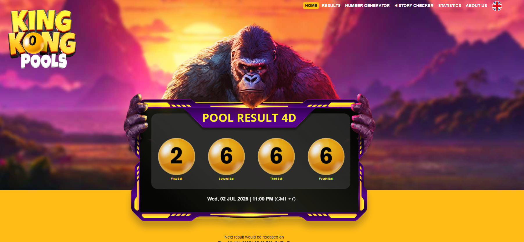 Prediksi KingKong Pools Hari Ini: Bocoran Angka Main Terakurat!